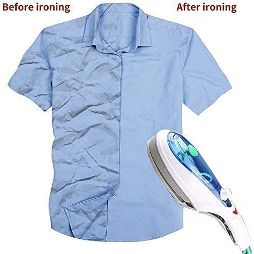 Close-up of the Portable Garment Steamer's water tank and compact design.
