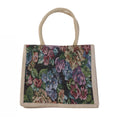 Elegant floral print tote bag showcasing durability and style