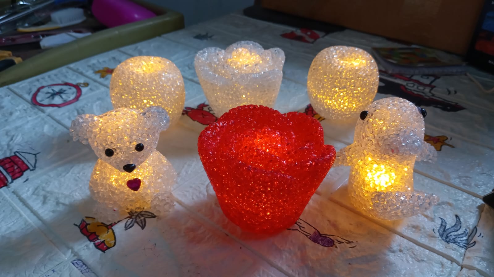 Animal LED Night Lamp – Cute Multi-Shape Set (6 Pc) | Indo Glow