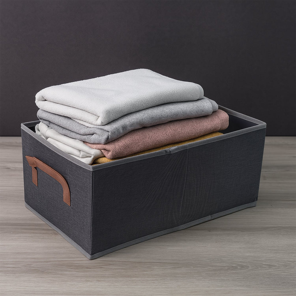 Portable storage bin convenient for organizing toys, clothes, and office supplies