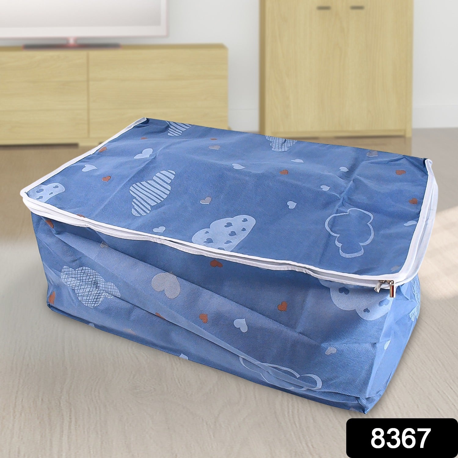 Multipurpose breathable fabric storage cloth bag ideal for blankets and clothing
