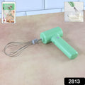Cordless Electric Whisk with ergonomic T-grip handle and stainless-steel balloon whisk.