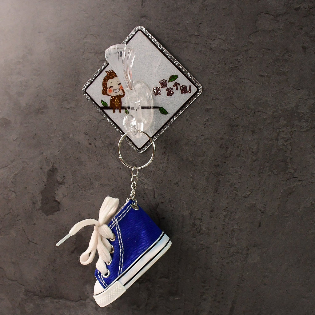 Compact transparent cartoon wall hook ideal for kids’ rooms