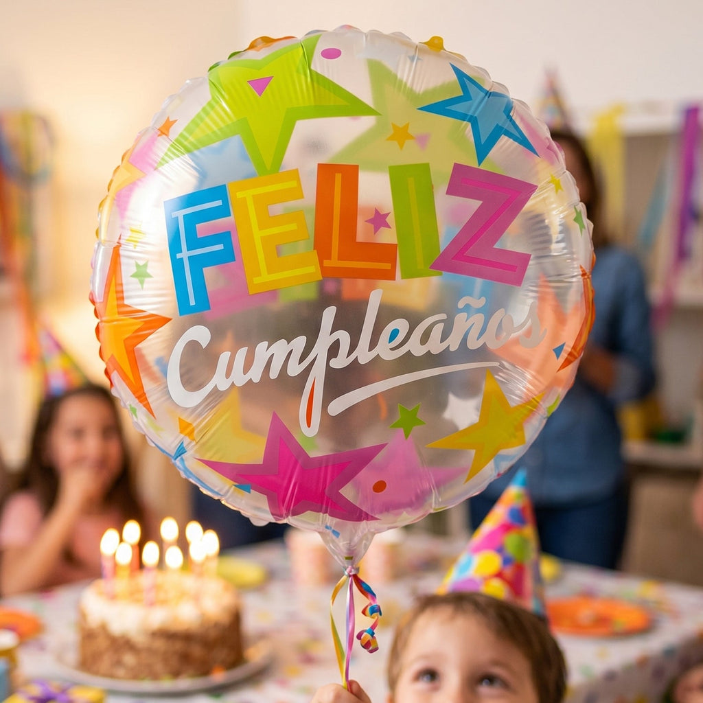 Cheerful fiesta-themed foil balloon for celebrations