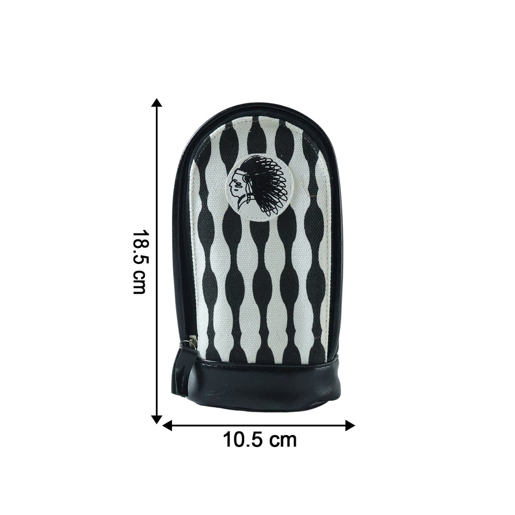 Durable vertical stationery organizer case for pencils and pens