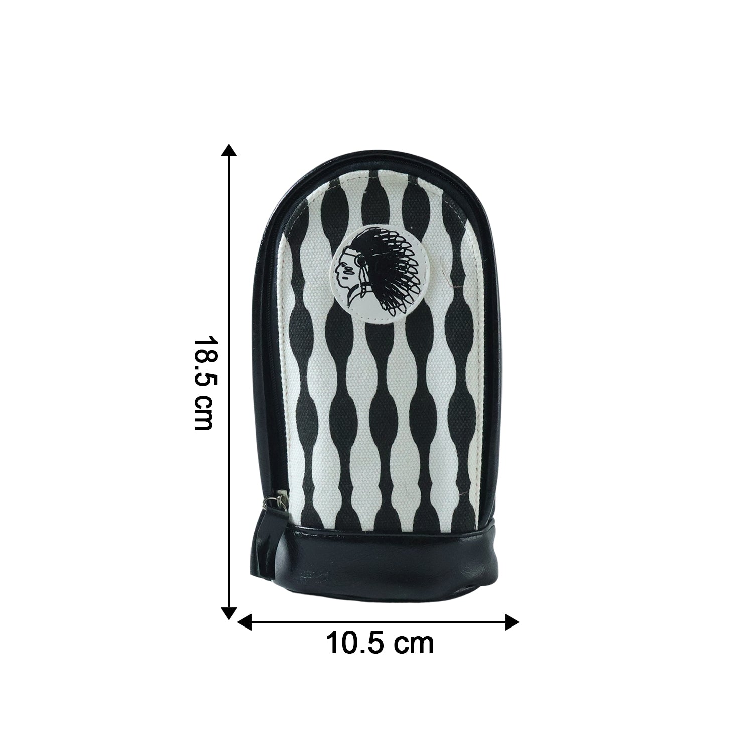 Durable vertical stationery organizer case for pencils and pens