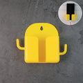Wall mount mobile phone holder with hook holding a smartphone securely