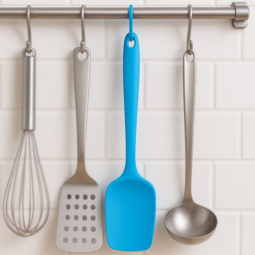 Silicone spoon spatula ideal for cooking and baking tasks