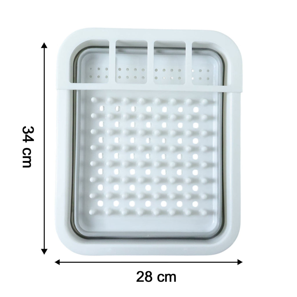Dish drying rack dimensions illustration