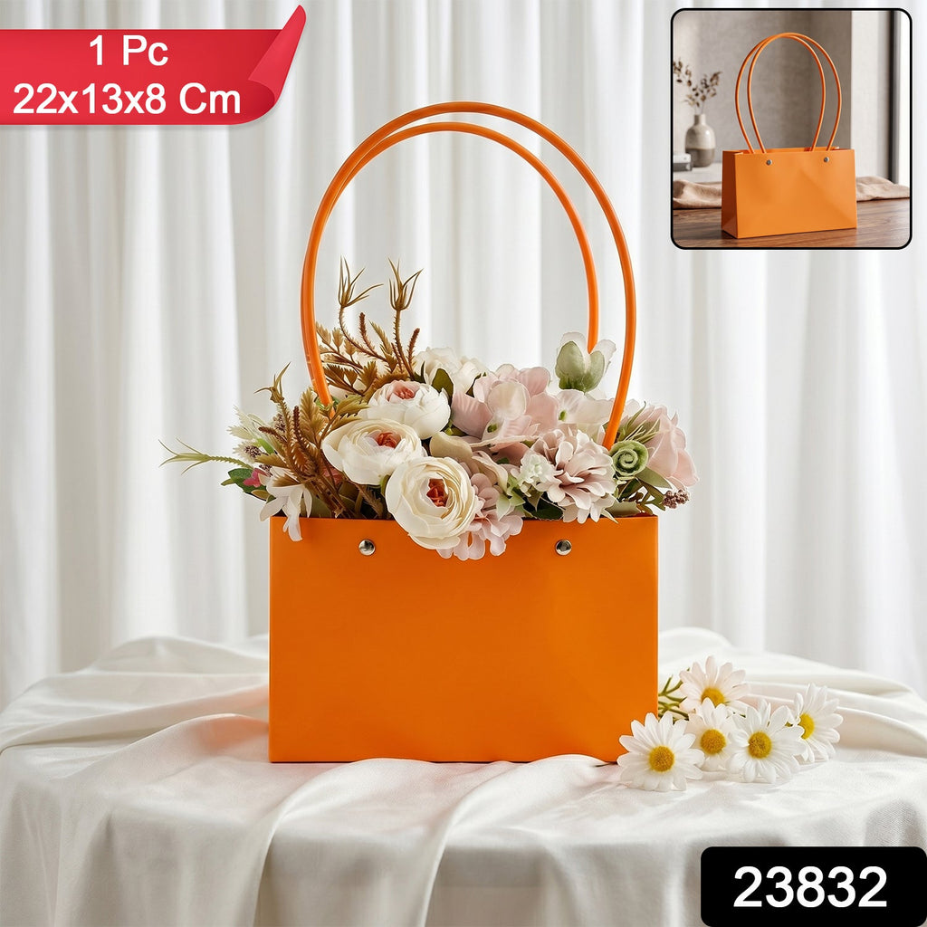 Flower packaging bag pack with waterproof material