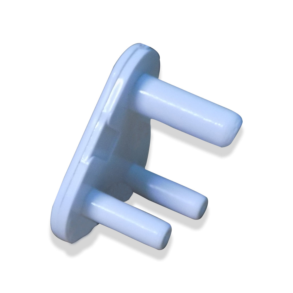 Front view of the large safety cover guard for electric sockets.