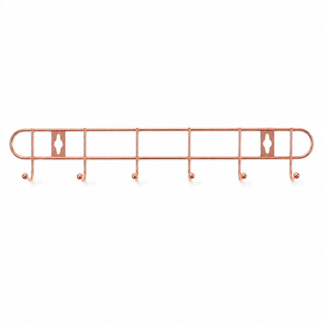 White background close-up of hook rack